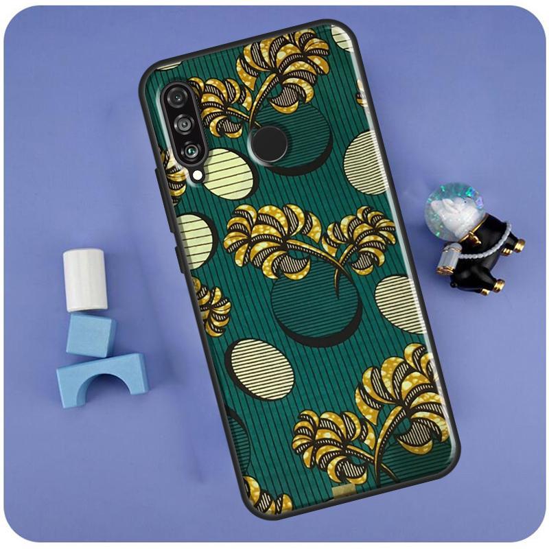 African Wax Print Design For Huawei Nova 10 9 SE 3i 7i 8i 11i 12i Y60 Y61 Y70 Y72 Y73 Y90 Y91 P20 P30 P40 Lite Case