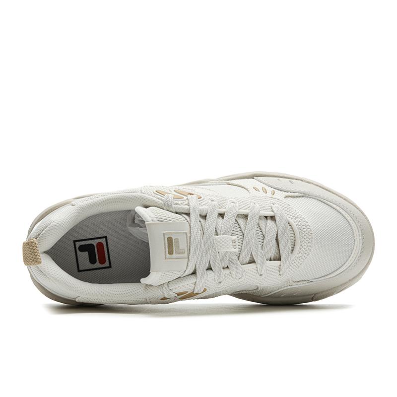 FILA Chameleon Solid Color Round Toe Comfortable Low Top Canvas Shoes Women sneakers F12W623305FGR