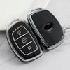 3 4 Przyciski Silikonowa Osłona Brelok Do Hyundai Tucson Santa Fe Sonata Elantra Accent Creta Ix35 Ix25 I20 I30 Pokrowiec Na Kluczyk Samochodowy