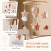 Air Balloon Baby Rattle Toys Wooden Mobile Musical Bed Bell Hanging Toy 0-12 Month Newborn Infant Crib Gift Holder Brackets