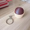Chocolate Shape Keyboard Keychain Tactile Squeeze Fidget Toy Stress Relief Antistress Sensory Gadget for Adult Restlessness Relief