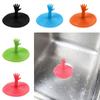 Bathtub Stopper Drain Cover Silicone Sink Hair Stopper Leakage-proof Flat Plug Stopper Kitchen Bathroom Accessories Hardware