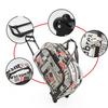 Women Travel Bag Student Luggage Bag Large Capacity Handbag Suitcase On Wheels Light Trolley Bags CLE