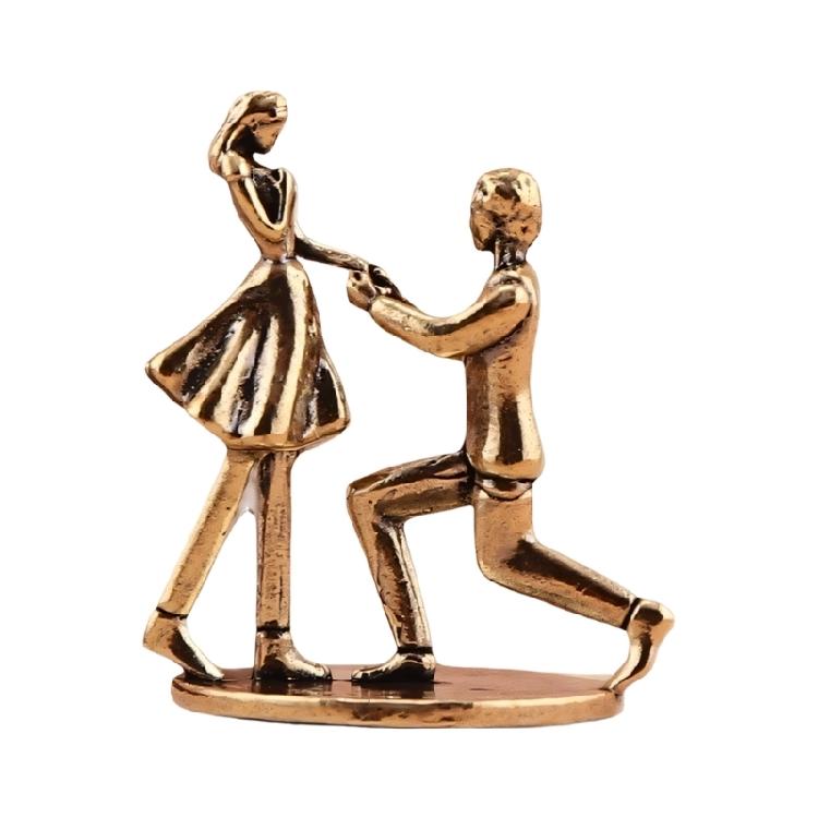 

Charm Proposal Couple Art Piece Figurine Statue For Living Room and Workspaces Living Room Shelf Desktop Decoration 1