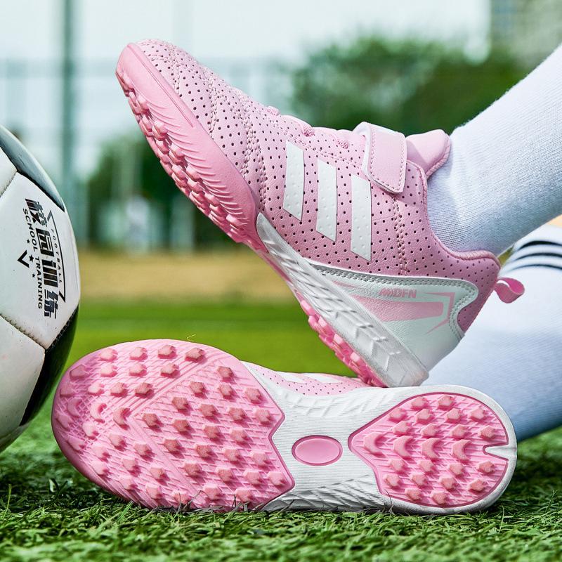 Sneakers Children's Girls Training Nails Competition Stomach Boys' Small Football Shoes New Broken Elementary and Secondary School Velcro