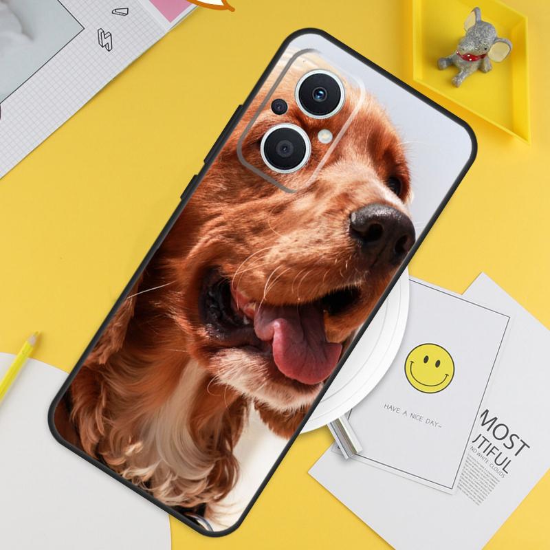 Cocker Spaniel Dog For OPPO Reno 14 12 11 10 13 Pro 8T 11F 12F 13F 14F 7 8 Lite OPPO Find X9 X8 X6 X5 Pro Case