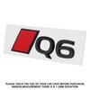 Aluminum ABS Car Styling Rear Trunk Badge Emblem Sticker Auto Accessories For Audi Q3 Q4 Q5 Q6 Q7 Q8 Sline TT RS S Quattro S3 S5
