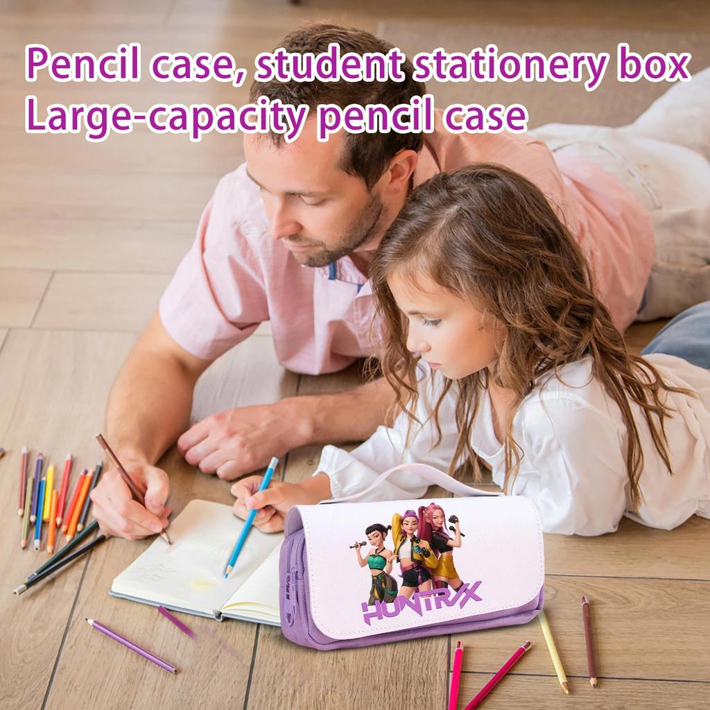 Witch Hunters Pencil Case Student Stationery Box Large Capacity Pencil Case