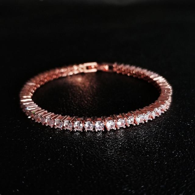 New Fashion Luxury 925 Sterling Silver Tennis Women's Bracelets Bangle for Women Christmas Gift Jewelry