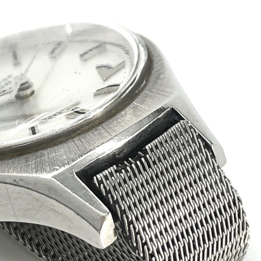 Working Good SEIKO Vintage HI-BEAT 36000 1944-0012 250530 C.1972 Hand Wound Stainless Steel Silver Dial Women's Watch WATER RESIST 3-Hand