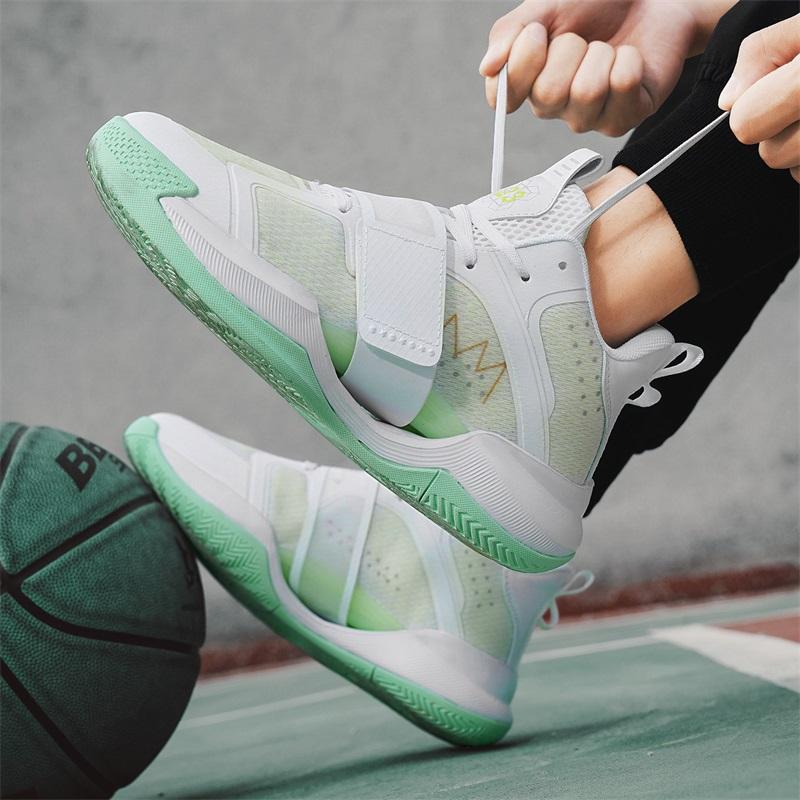 Hochwertige Herren-Basketballschuhe für Damen Original-Sneakers Basketball-Sneakers Gummi Rutschfest Sportschuhe für Herren