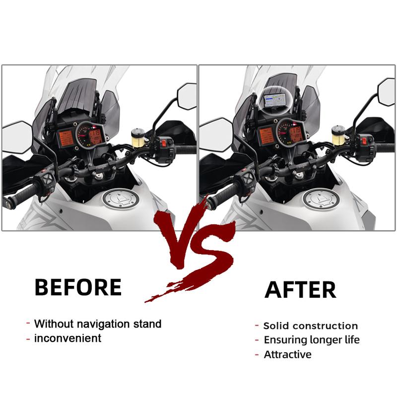 NEW For 1290 Super Adventure T 2014 2015 2016 Motorcycle GPS Smart Phone Navigation Mount Mounting Bracket Adapter Holder