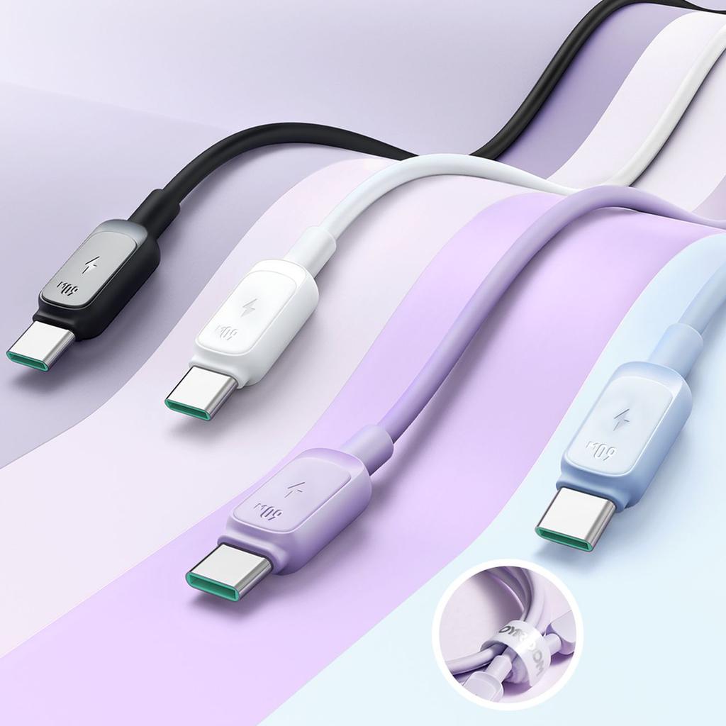 USB-C 60W 1.2m Charging Cable - White