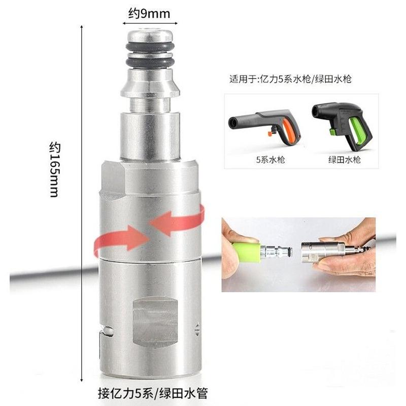 Anti-Verdreh-Adapter Schnellkupplung Hochdruck-Wasserpistole Abflussrohr für Karcher Bosch Lavor Zubehör Hochdruckreiniger