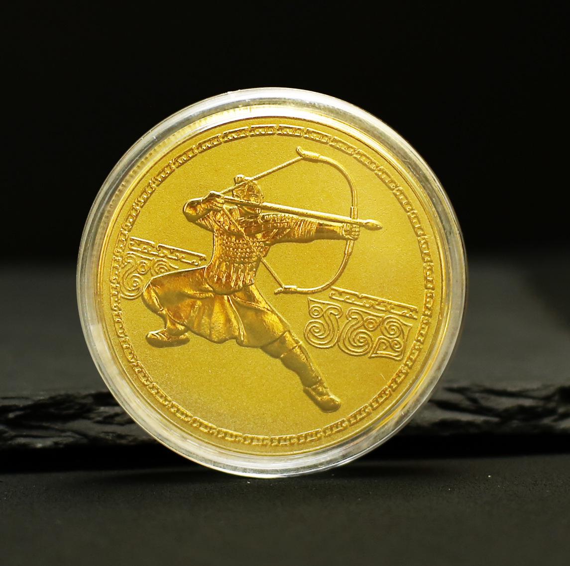 

Shaanxi Xi an Terracotta Warriors Souvenir Coin – 45mm Cultural Commemorative Medal 45mm Diameter / 2mm Thickness