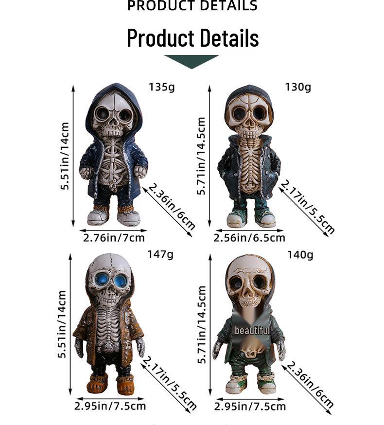 Hot-Selling Halloween Skeleton Ornaments for Spooky Decor