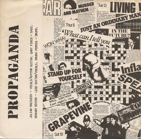 

7inch Record PROPAGANDA - In The Goodnight Hour IND1 Index Records 1980 UK Rock Used