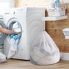 Large Laundry Organizers Bag Reinforced Mesh Fabric Drawstring Closure for Machine Wash Protective