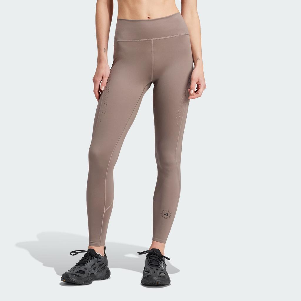 Adidas X Stella McCartney TruePurpose Optime Leggings Women Bottoms Brown Gray IR9644