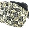 CHANEL Coco ball Camellia CC CC Mark Shoulder Bag Tote Bag Canvas Black/White