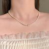 Shijia Pearl Necklace Women's Niche Light Luxury Design High-end Temperament Collarbone Chain Neck Chain Sweater Chain Bead Chain