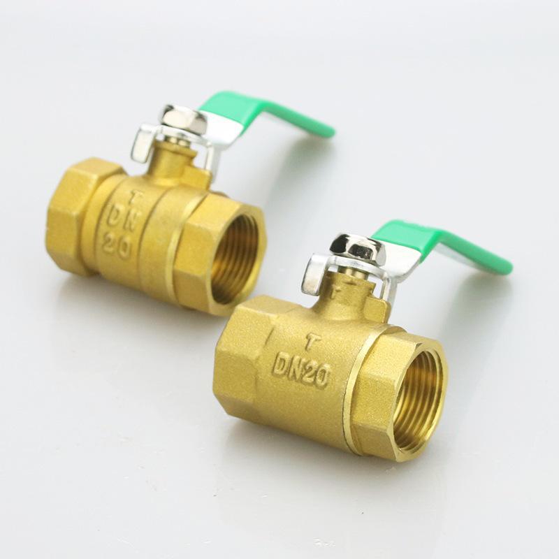 4-Point DN15 & 6-Point DN20 All-Copper Ball Valve, High-Temp Resistant, 1-Inch & 2-Inch, for Tap Water.