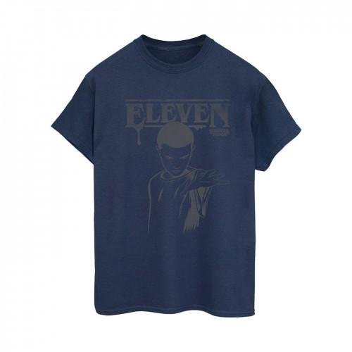 

Netflix Womens/Ladies Stranger Things Dark Eleven Cotton Boyfriend T-Shirt S