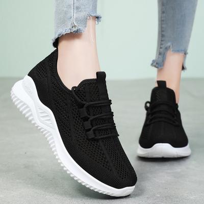 Damen Sommer Neu Leichtgewichtige Weiche Sohle Einzelner Schuh Mesh Perforierte Lässige Sportschuhe