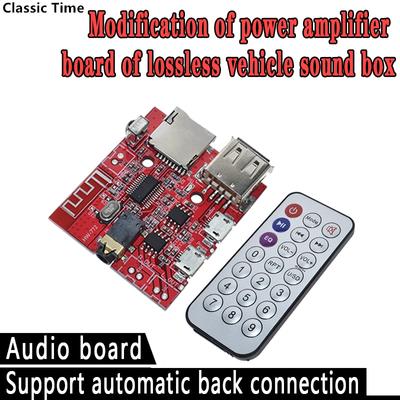 3W samochodowy Bluetooth 4.1 płyta dekodująca MP3 WAV wzmacniacz głośnikowy moduł odbiornika audio obsługa pilota USB/TF/U-DISK/IR
