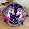 1 Stück Einhorn Regenbogen Fantasy Kunstwerk Regenschirm mit Kunststoffgriff,Geeignet für Alle Jahreszeiten Zuhause Reise Outdoor RegenschirmDD1807
