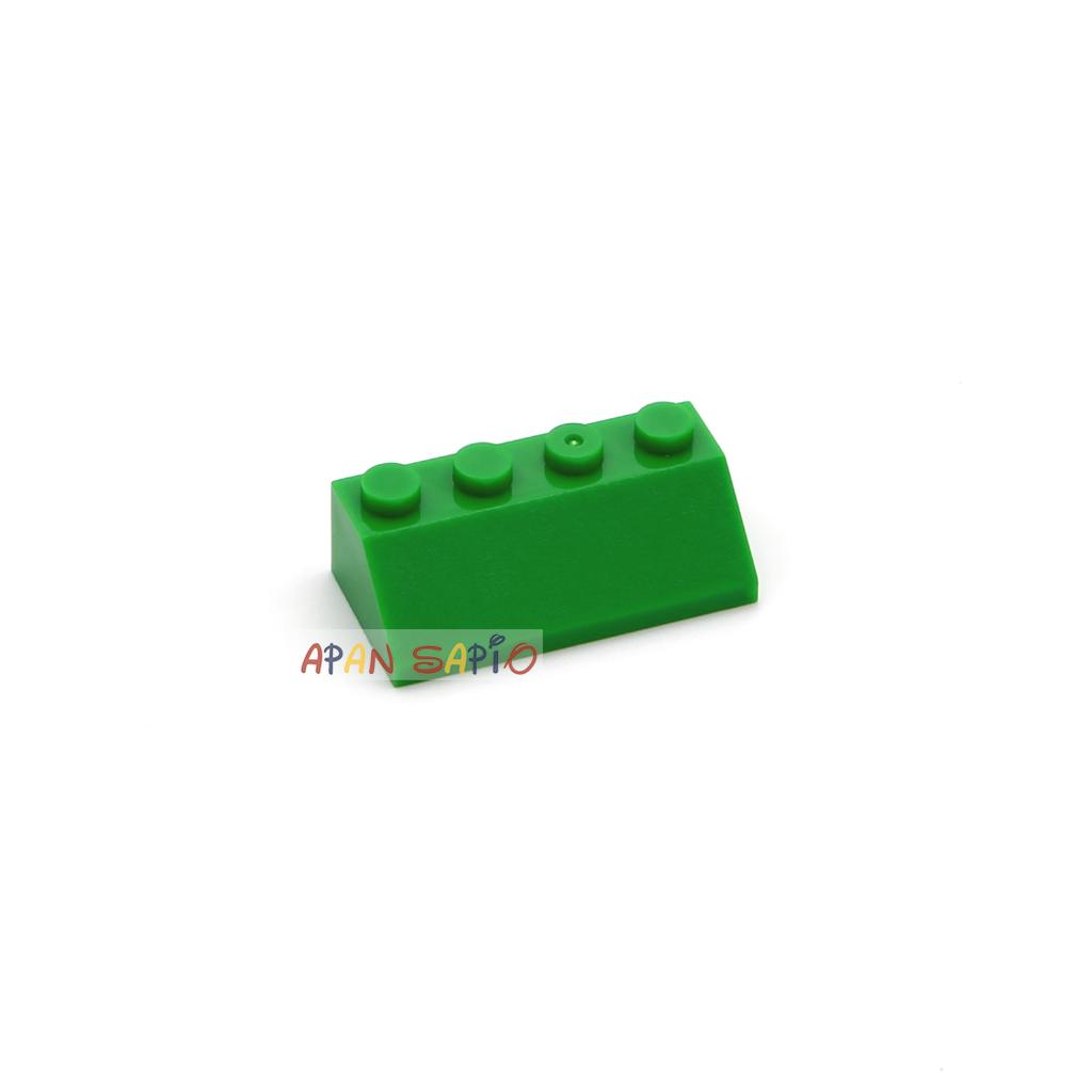 40pcs DIY Building Blocks Slope 2x4 Thick Figure Bricks Educational Creative Compatible With 3037 Toys for Children Size