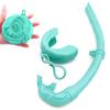 Diving Snorkel Waterproof Portable Foldable Multi-color Silicone Freediving Snorkel For Swimming Diving
