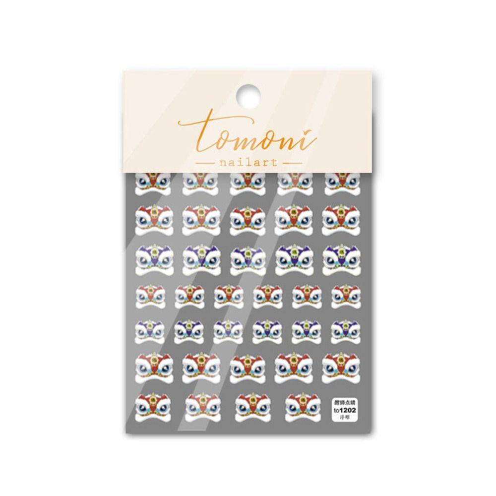 Traditional Nail Art Decals Cute Manicure Supplies Soft Nail Art Ornament  Chinese New Year