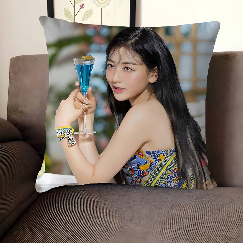 

Singer P-Park-Ji-Hyo Pillowcase Toon Gift Cushion Cover Bedroom Home Sofa Chair Seat Decor Pillow Case 12x12Inch