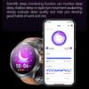 שעון חכם חדש 2025 ECG גברים מסך AMOLED 1.73 אינץ' זיהוי רגשי שעוני ניטור עייפות בקרת גישה NFC שעון חכם