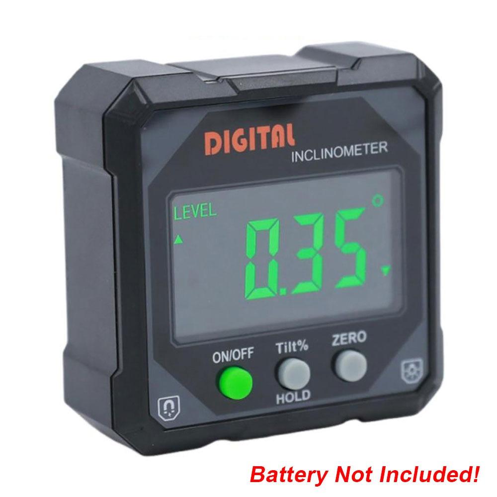 1Pcs Multifunctional Digital Inclinometer LCD Display Angle Level Ruler for Automobile Test