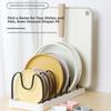 Detachable Pot Lid Holder Plastic Dish Drying Rack New Dish Drain Rack  Household