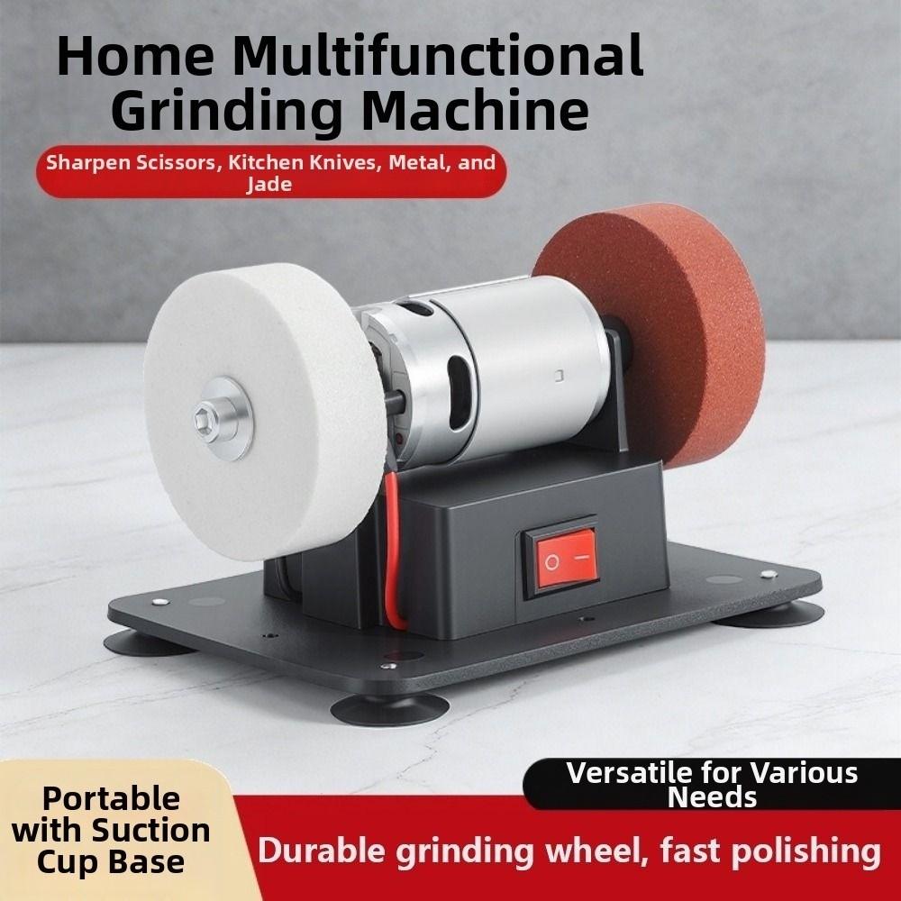 Speed Adjustable Mini Bench Grinder Variable Speed Dual Wheel Grinder Metal Grinding