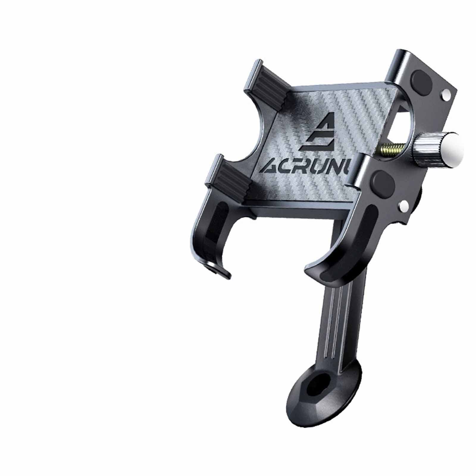 

Aluminum Alloy Mobile Phone Holder for , Road Bike Handlebar Mount, Navigation Bracket, -Absorbing Cycling Frame Accessory One Size