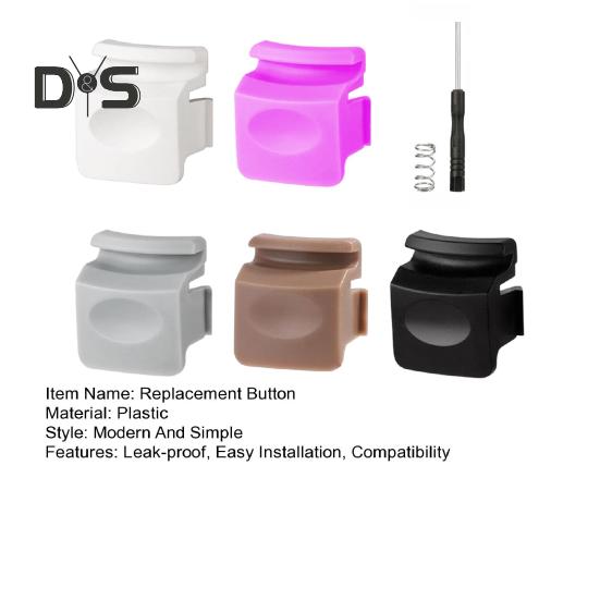 5 Sets Water Bottle Replacement Button for Owala FreeSip 19/24/25/32/40oz Push Switch Top Cap Seal Stopper Parts with Springs Screwdriver