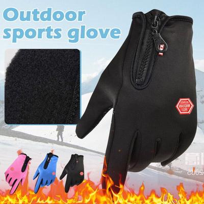 Thermische Herren Damen Skihandschuhe Radhandschuhe Touchscreen Fäustlinge Winter Warme Handschuhe