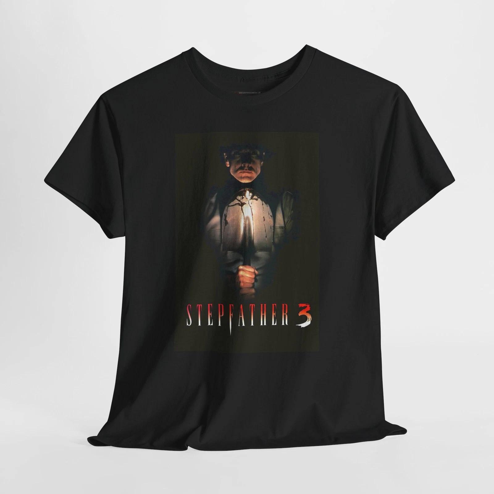 Stepfather 3 1992 Retro Movie Poster Horror Unisex Graphic T-Shirt 3XL