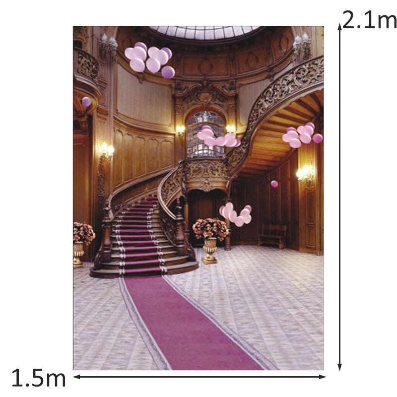 5X7FT Indoor Staircase Carpet Vinyl Photography Backdrop Photo Background Prop