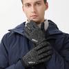 Outdoor Running Men'S Winter Warm Knitted Touchscreen Cycling Gloves Women'S Autumn Winter Thick Velvet Gloves