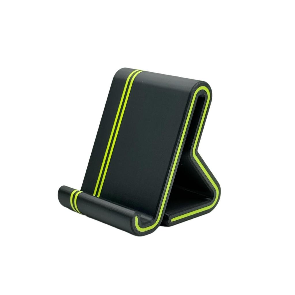 3D Printed Multifunctional Phone Holder: Portable Desktop Stand for Home, Office & Streaming