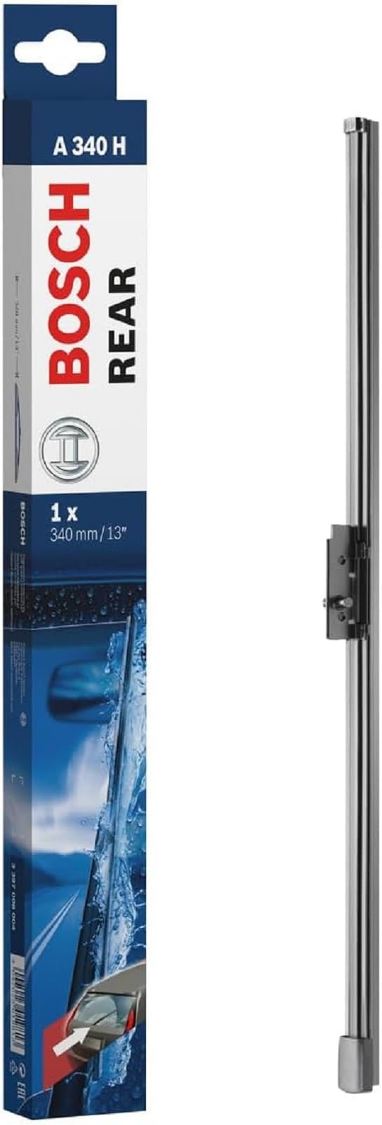 

BOSCH Imported Car Flat Wiper Blade Aero Twin Rear 340mm A340H