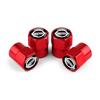 ATY1  Nissan Logo Car Wheel Tire Valve Caps Aluminum Dustproof Tyre Air Stem Covers For Nismo X-Trail Qashqai Teana Note Leaf Almera