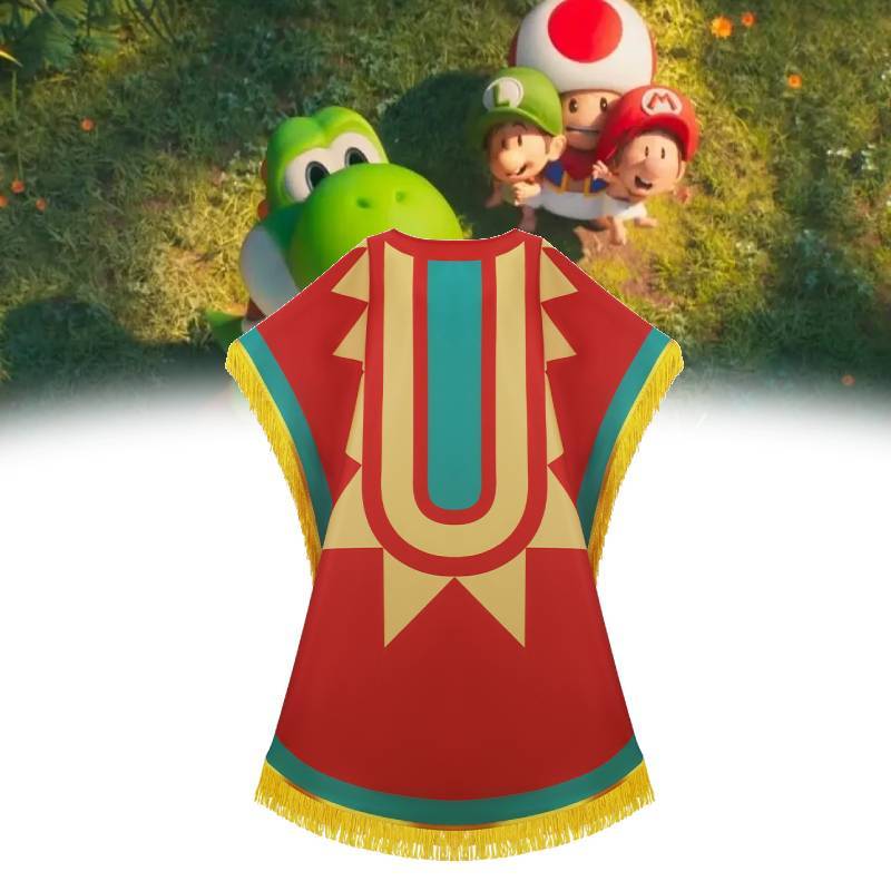 Super Mario Odyssey Cosplay Kostüm Mit Polyesterumhang Für Anime- Und Gaming-Fans