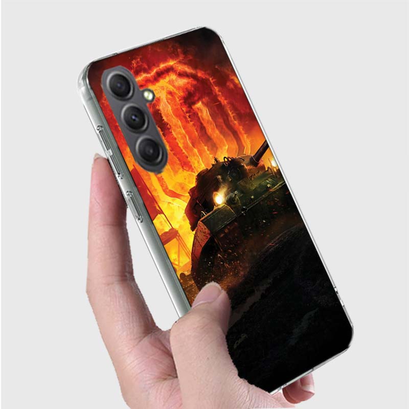 World Of Tanks Game Phone Case for Samsung Galaxy A54 A14 A24 A34 A17 A37 A57 A55 A35 A25 A15 A16 A26 A36 A56 A13 A23 A33 A53 A5