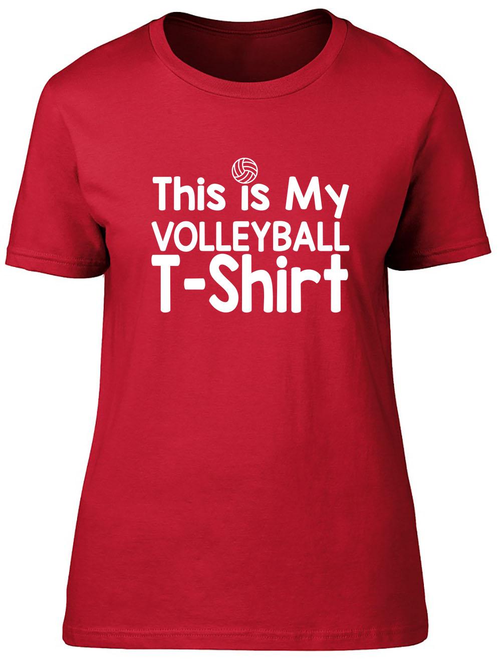 This is my Volleyball TShirt Fitted Unisexs Ladies T Shirt 2XL